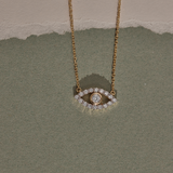 Evil Eye Diamond Necklace