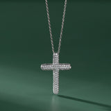 Classic Diamond Necklace, Sterling Silver, 1/2 ct Lab Grown Diamond-5