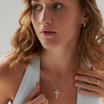 Classic Diamond Necklace, 14K Solid Gold, 1/2 ct Lab Grown Diamond-2