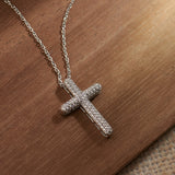 Classic Diamond Necklace, Sterling Silver, 1/2 ct Lab Grown Diamond-6