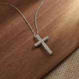 Classic Diamond Necklace, 14K Solid Gold, 1/2 ct Lab Grown Diamond-1