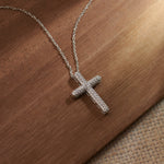 Classic Diamond Necklace, Sterling Silver, 1/2 ct Lab Grown Diamond-1
