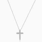 Classic Diamond Necklace, Sterling Silver, 1/2 ct Lab Grown Diamond-3