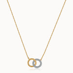 Forever Linked Diamond Necklace, 14K Gold Vermeil, 1/3 ct Lab Grown Diamond-3