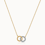 Forever Linked Diamond Necklace, 14K Gold Vermeil, 1/3 ct Lab Grown Diamond-3