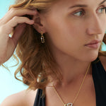 Harmony Link Necklace, 14K Gold Vermeil, 1/4 ct Lab Grown Diamond-2