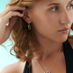 Harmony Link Necklace, 14K Solid Gold, 1/4 ct Lab Grown Diamond-2
