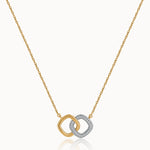 Everlasting Diamond Necklace, 14K Gold Vermeil, 1/3 ct Lab Grown Diamond-3