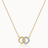 Everlasting Diamond Necklace, 14K Gold Vermeil, 1/3 ct Lab Grown Diamond-3