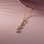 Ever Stylish Solitaire Necklace, 14K Gold Vermeil, 1/3 ct Lab Grown Diamond-3