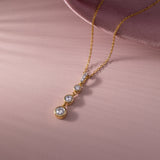 Ever Stylish Solitaire Necklace, 14K Gold Vermeil, 1/3 ct Lab Grown Diamond-3