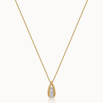 Trio Glow Solitaire Necklace, 14K Solid Gold, 1/2 ct Lab Grown Diamond-3