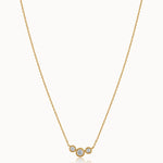 Moonlit Solitaire Necklace, 14K Gold Vermeil, 1/3 ct Lab Grown Diamond-3