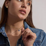 Gemstone Glow Toggle Necklace