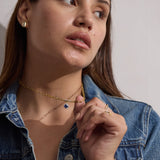 Gemstone Glow Toggle Necklace