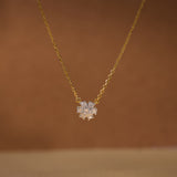 Timeless Diamond Cluster Necklace