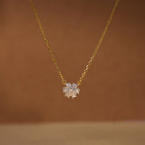 Timeless Diamond Cluster Necklace