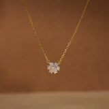 Timeless Diamond Cluster Necklace
