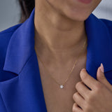 Timeless Diamond Cluster Necklace