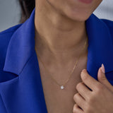 Timeless Diamond Cluster Necklace
