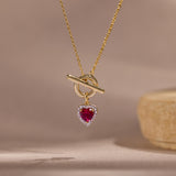 LuxeGem Toggle Necklace