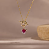 LuxeGem Toggle Necklace