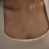 LuxeGem Toggle Necklace