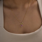 LuxeGem Toggle Necklace