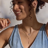Shimmering Horseshoe Diamond Necklace