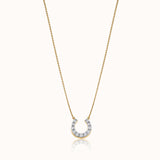 Shimmering Horseshoe Diamond Necklace