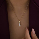 Tri - Star Diamond Necklace
