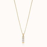 Tri - Star Diamond Necklace