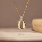 Gilt Diamond Necklace