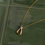 Gilt Diamond Necklace