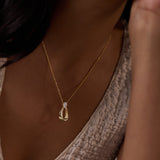 Gilt Diamond Necklace