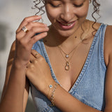 Simply Linked Diamond Necklace