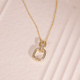 Simply Linked Diamond Necklace