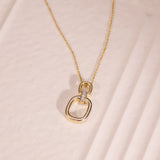 Simply Linked Diamond Necklace