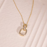 Simply Linked Diamond Necklace
