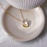 Twinkly Heart Diamond Necklace
