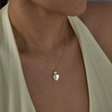 Twinkly Heart Diamond Necklace