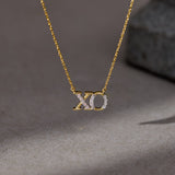 XO Diamond Necklace