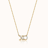 XO Diamond Necklace