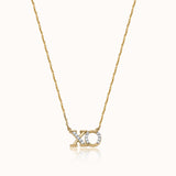 XO Diamond Necklace