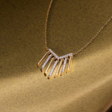 Dazzling Fringe Diamond Necklace