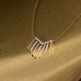 Dazzling Fringe Diamond Necklace
