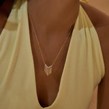 Dazzling Fringe Diamond Necklace