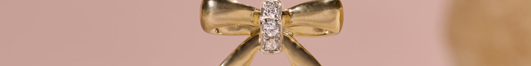 Charmed Bow Diamond Necklace