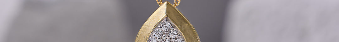 Edgy Drop Diamond Necklace