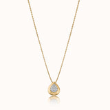 Edgy Drop Diamond Necklace